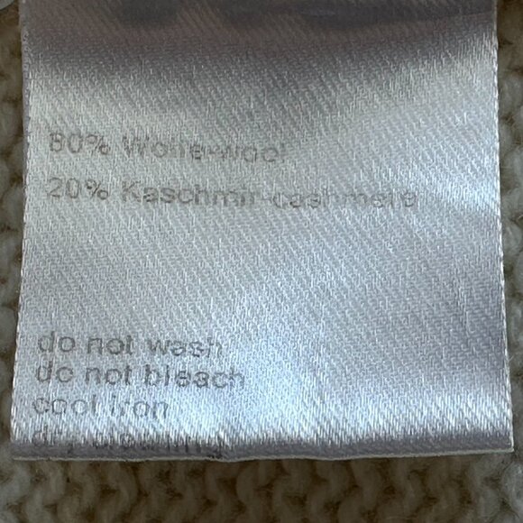 Akris Punto Cashmere Wool Blend Sweater Vest Long L High Neck - Picture 15 of 15